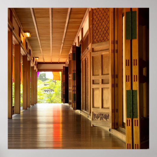 Silent Passage – Japanese Wabi-Sabi Photography Poster (Vorne)