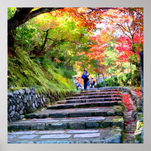 Silent Passage — (The Path) Wabi-Sabi Photo Poster (Vorne)