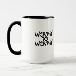 Silent Power Morning Mug — WORTHY TO WORTHY Tasse