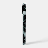 Silent Protocol: Cortex von Cyan iPhone 15 Hülle (Linke Seite)