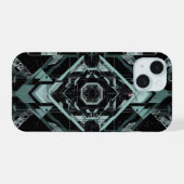 Silent Protocol: Cortex von Cyan iPhone 15 Hülle (Rückseite (Horizontal))