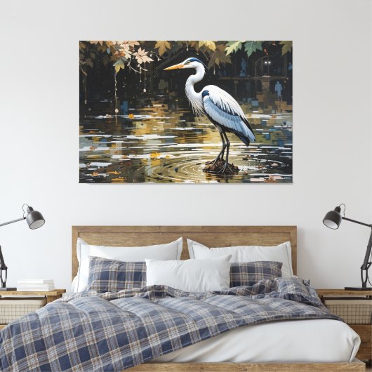 Silent Reflection Leinwanddruck (Insitu (Schlafzimmer))