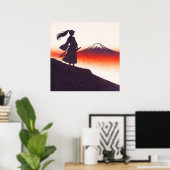 Silent Samurai – The Feminine Shadow: Horizon Poster (Heimbüro)