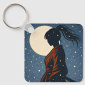 Silent Samurai – The Feminine Shadow: Snowfall Schlüsselanhänger (Vorderseite)