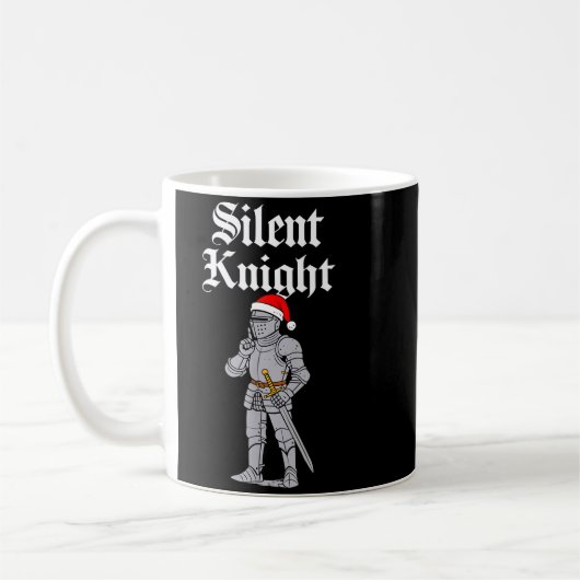 Silent Santa Knight Christmas Medieval Costume Men Kaffeetasse (Links)