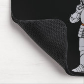 Silent Santa Knight Christmas Medieval Costume Men Mousepad (Ecke)