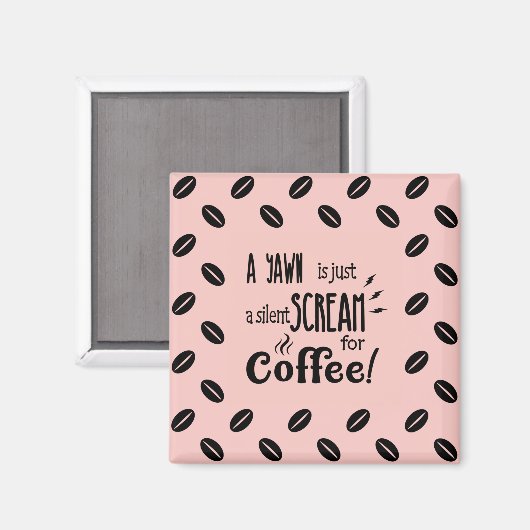 SILENT SCREAM MAGNET (Vorderseite/Rückseite)