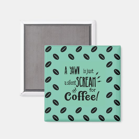 SILENT SCREAM MAGNET (Vorderseite/Rückseite)