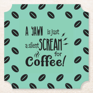 SILENT SCREAM PAPIER UNTERSETZER