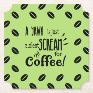 SILENT SCREAM PAPIER UNTERSETZER