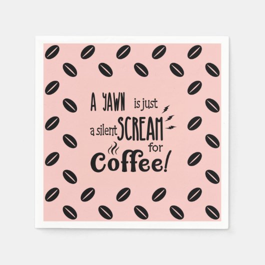 SILENT SCREAM SERVIETTE (Vorderseite)
