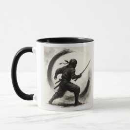 Silent Shadow – Ninja Ink Art Mug Tasse