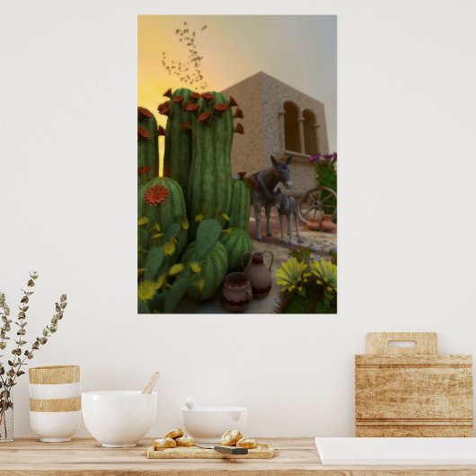 Silent Siesta Poster (Küche)