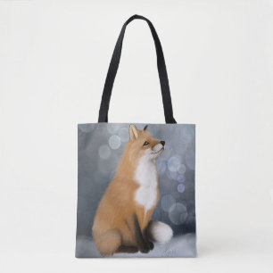 Silent Snowfall Fox Tasche