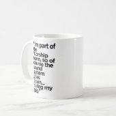 "Silent Solo: Worship Team's Beste Hits" Kaffeetasse (Vorderseite Links)