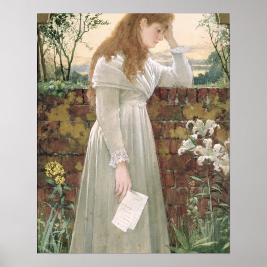 Silent Sorrow (w/c auf Papier) Poster (Vorne)