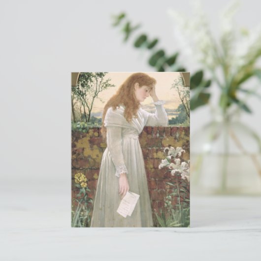 Silent Sorrow (w/c auf Papier) Postkarte (Stehend Vorderseite)