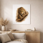 Silent Stalker — African Leopard Poster