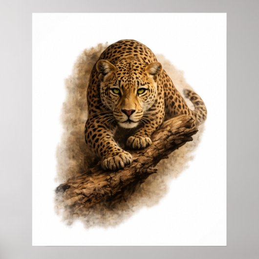 Silent Stalker — African Leopard Poster (Vorne)