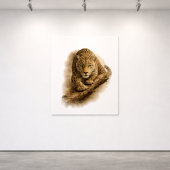 Silent Stalker — Afrikanischer Leopard Poster