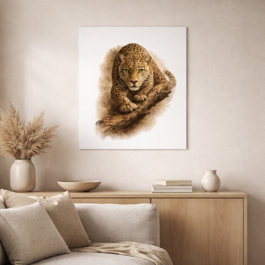Silent Stalker — Afrikanischer Leopard Poster