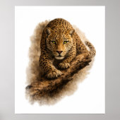 Silent Stalker — Afrikanischer Leopard Poster (Vorne)