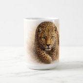 Silent Stalker Leopard | African Wildlife Art Kaffeetasse (Mittel)