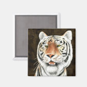 Silent Stalker - Tiger Magnet (Vorderseite/Rückseite)