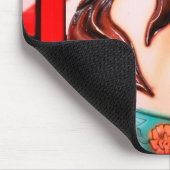 Silent Steed Carousel Pferd Mousepad (Ecke)