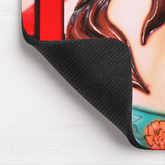 Silent Steed Carousel Pferd Mousepad (Ecke)