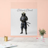 Silent steel samurai acrylschild (Hochzeit)