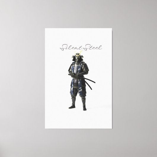Silent steel samurai leinwanddruck (Vorderseite)