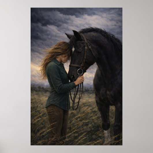 Silent Storm | Pferdekunst | Poster (Vorne)