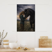 Silent Storm | Pferdekunst | Poster (Küche)