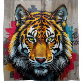 Silent Strength -  Duschvorhang (Vorderseite)