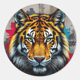 Silent Strength -  Runder Aufkleber