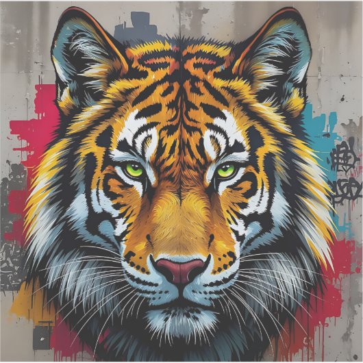 Silent Strength - Square Vinyl Aufkleber (Vorderseite)