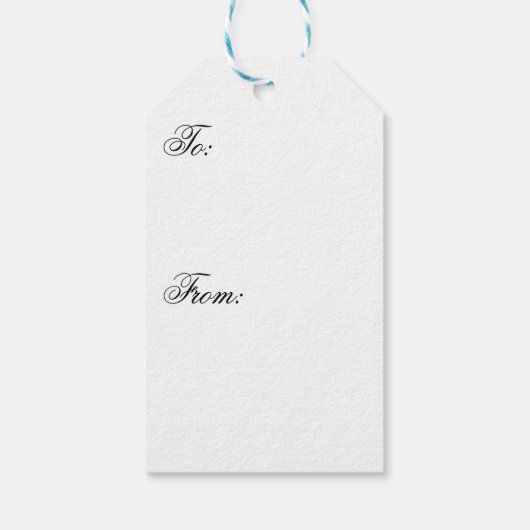 Silent Symphony Geschenkanhänger (Rückseite)