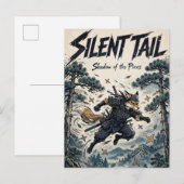 Silent Tail Feiertagspostkarte (Vorne/Hinten)