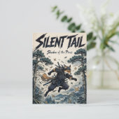 Silent Tail Feiertagspostkarte (Stehend Vorderseite)