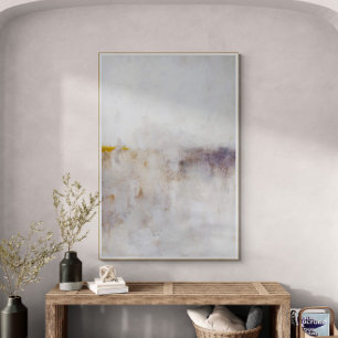 Silent the Hour - Abstrakter Wandmalerdruck Poster