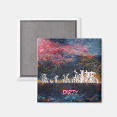 "Silent Thunder #2" - Magnet für Abstrakte Geschir (Vorderseite/Rückseite)