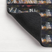 "Silent Thunder #2" Tiled Abstract Design Mousepad (Ecke)