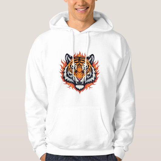Silent Tiger – Precision and Power Hoodie (Vorderseite)