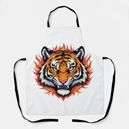 Silent Tiger – Precision and Power Schürze (Vorderseite)