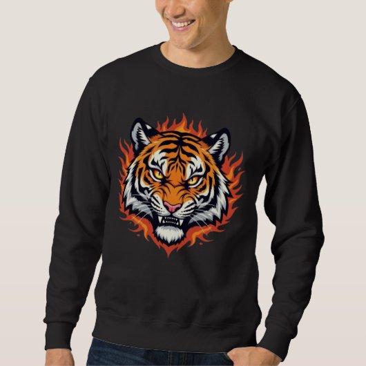 Silent Tiger – Precision and Power Sweatshirt (Vorderseite)