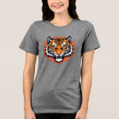 Silent Tiger – Precision and Power Tri-Blend Shirt (Vorderseite)