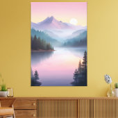 Silent Valley bei Sunset Leinwanddruck (Insitu (Wohnzimmer))