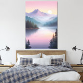 Silent Valley bei Sunset Leinwanddruck (Insitu (Schlafzimmer))