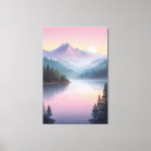 Silent Valley bei Sunset Leinwanddruck (Vorderseite)